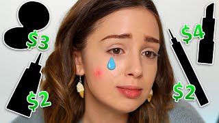 I tried THE CHEAPEST Makeup Products I Found [upl. by Augusto]