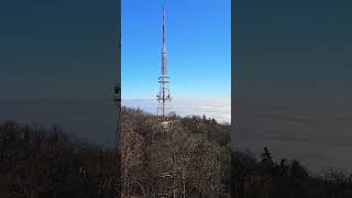 Dolny Śląsk Ślęża  inwersja jesienna autumn mountains jesień travel las nature forest [upl. by Airbmak]