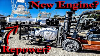 Is A NEW Boat ENGINE Worth It RePower COST amp Process [upl. by Notseh686]