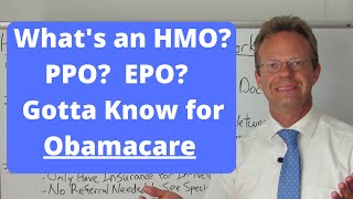 Whats an HMO PPO EPO Gotta Know for Obamacare 2021 Open Enrollment [upl. by Gaal]