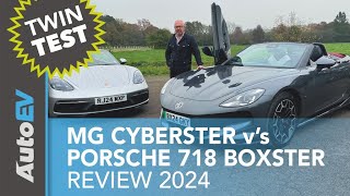 MG Cyberster vs Porsche 718 Boxster  Who makes the best sports car now Porsche or MG [upl. by Bergwall]