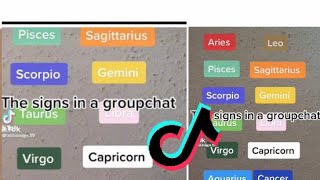 Zodiac signs in a group chat 💬 [upl. by Ado345]