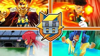 Shinsei Raimon  All 97 Hissatsus Techniques  Inazuma eleven GO Strikers 2013 [upl. by Pablo]