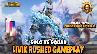 iphone X PUBG Test 2024😍 Smooth60Fps iOS 16710🔥  PUBG MOBILE [upl. by Okihcas]