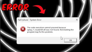 the code execution cannot proceed because uplayr1loader64dll was not found [upl. by Arved]