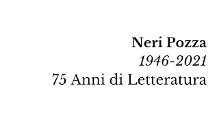 Neri Pozza 19462021 75 anni di letteratura [upl. by Rammus139]