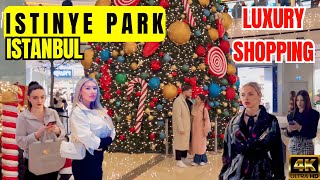 🇹🇷Turkey The Most Luxurious Mall in Istanbul Istinye Park Luxury Shopping 4K [upl. by Arakaj]