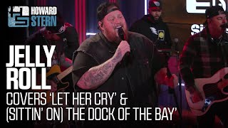 Jelly Roll Covers “Sittin’ On The Dock of the Bay” and “Let Her Cry” Live on the Stern Show [upl. by Enilekcaj396]