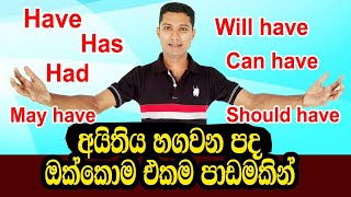 Practical English in Sinhala  Spoken English in Sinhala  Have Has Had Will have Can have [upl. by Karla445]