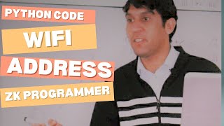 How to WIfi Address find with python CODE python coding [upl. by Lussier978]