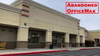 Abandoned OfficeMax Selma CA [upl. by Aihsotal]