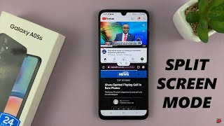 How To Use Split Screen Mode On Samsung Galaxy A05s [upl. by Ardin98]