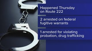 3 arrested in Hudson on federal fugitive warrants drug charges [upl. by Fagen]