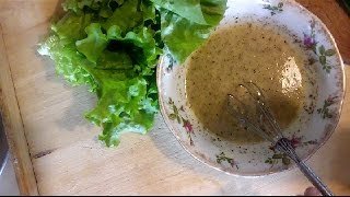 Sos winegret vinaigrette prosty szybki przepis [upl. by Berlauda]