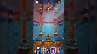 OP ENEMY 😈😈😈 clashroyale superclash gaming supercell gameplay youtube games shorts [upl. by Aicella]