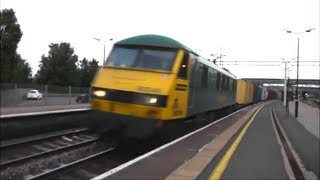 Trains at Wolverton WCML  110713 [upl. by Vihs]