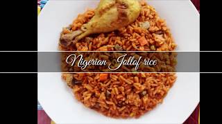 JOLLOF RICE RECIPE  NIGERIAN FOOD [upl. by Winonah]