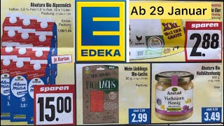 EDEKA Werbung Prospekt Angebote und Aktionen gültig von 29 Januar [upl. by Ahsael]