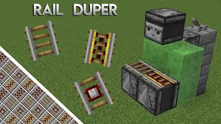 NEW 1171 Minecraft EASY INFINITE RAIL DUPLICATION GLITCH  How To Get Unlimited Rails in Minecraft [upl. by Coy]