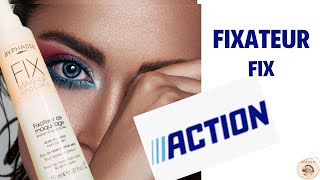 Fixateur de maquillage Fix de chez ACTION à lessai blogbeauté maquillage action [upl. by Nylanna]