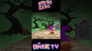 👻 Learn Colors with Spooky Ghosts amp Shapes in Kinetic Sand 🎨✨ kineticsand halloween [upl. by Hauhsoj]