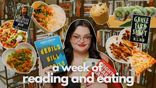 what i ate and read this week 🍲📖 weekly reading vlog [upl. by Capp]