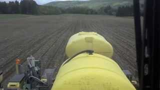 Planting corn 2013 cab view [upl. by Whitten]