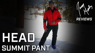 Jonny Moseley Reviews 2425 Head Sportswear Summit Insulated Ski Pant [upl. by Nongim464]