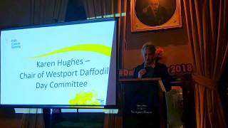 Karen Hughes Westport Daffodil Day 2018 14032018 [upl. by Inaja]