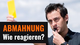 Abmahnung  Reaktion als Arbeitnehmer [upl. by Dryden]