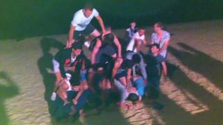 St Kilda Beach Human Pyramid 220112 [upl. by Martel]