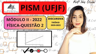 FÍSICA  PISM 2022  MÓDULO II  QUESTÃO 02  DISCURSIVA  Cláudia é uma pesquisadora em Ciência [upl. by Martha]