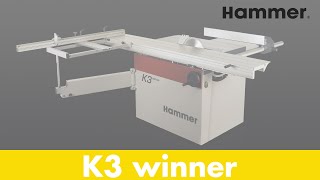 Hammer® K3 winner  Panel saw  Setup demonstration  Felder Group Part 3 [upl. by Llertak]