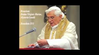 Rosario Intero in Latino di Papa Benedetto XVI [upl. by Eerehc]