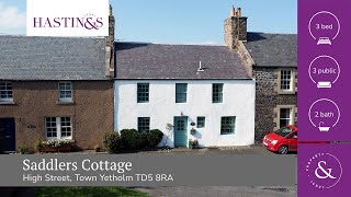 Saddlers Cottage High Street Town Yetholm TD5 8RA  Video Tour [upl. by Sorvats]