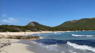 Cala Agulla 💛 Update Cala Ratjada 🌴 Traumstrände Mallorca 🇪🇸💛 17° Sonne amp blauer Himmel Top💙 [upl. by Cressy]