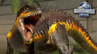 FULL POWER INDORAPTOR  Jurassic World  The Game  Ep500 HD [upl. by Acul]