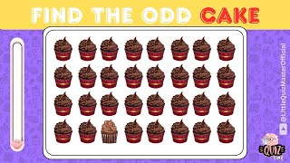 Find the ODD One Out  Cake Quiz [upl. by Julis]