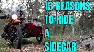 Ural Motorcycle 13 Reasons to Ride a Sidecar [upl. by Leahcimluap]