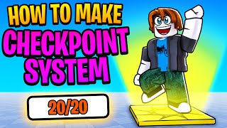 How to make checkpoint system  Roblox Studio [upl. by Sivart]