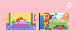 Chibi Tiny Tales Short Comparison Bounce House Kiff vs Oggy Next Gen [upl. by Nivar]