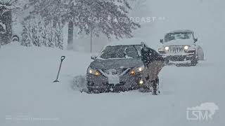 11292024 Erie Pennsylvania  Significant Lake Effect Snow  Vehicles Stuck  Interstate Shots [upl. by Chloras]