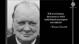 Winston Churchill once said meme [upl. by Kieffer]