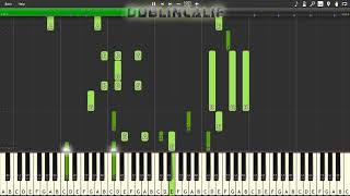 The Legend of Zelda Spirit Tracks  Realm Overworld Theme Piano Tutorial Synthesia [upl. by Htebazie175]