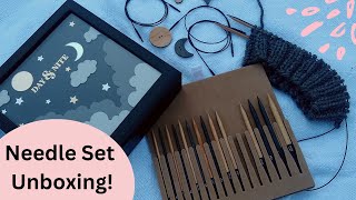 Day and Nite  Knitters Pride Needle Set  UNBOXING and DEMO [upl. by Lleon]