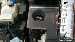 Liqui Moly 20002 Cera Tec Friction Modifier application on engine [upl. by Grannia]