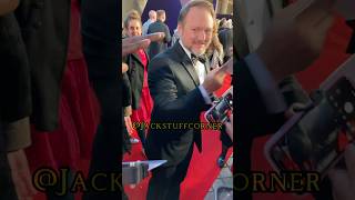 Rian Johnson signing autographs on the red carpet in London [upl. by Macdonell]