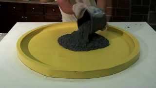 How to make a Concrete Terrazzo Table GFRC  DIY  Easy [upl. by Leuqcar101]