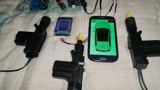 seguros electricos con android y display hmi  arduino mega [upl. by Nhabois]