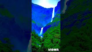 Peaceful piano music with waterfall sounds waterfallsounds [upl. by Ermentrude]